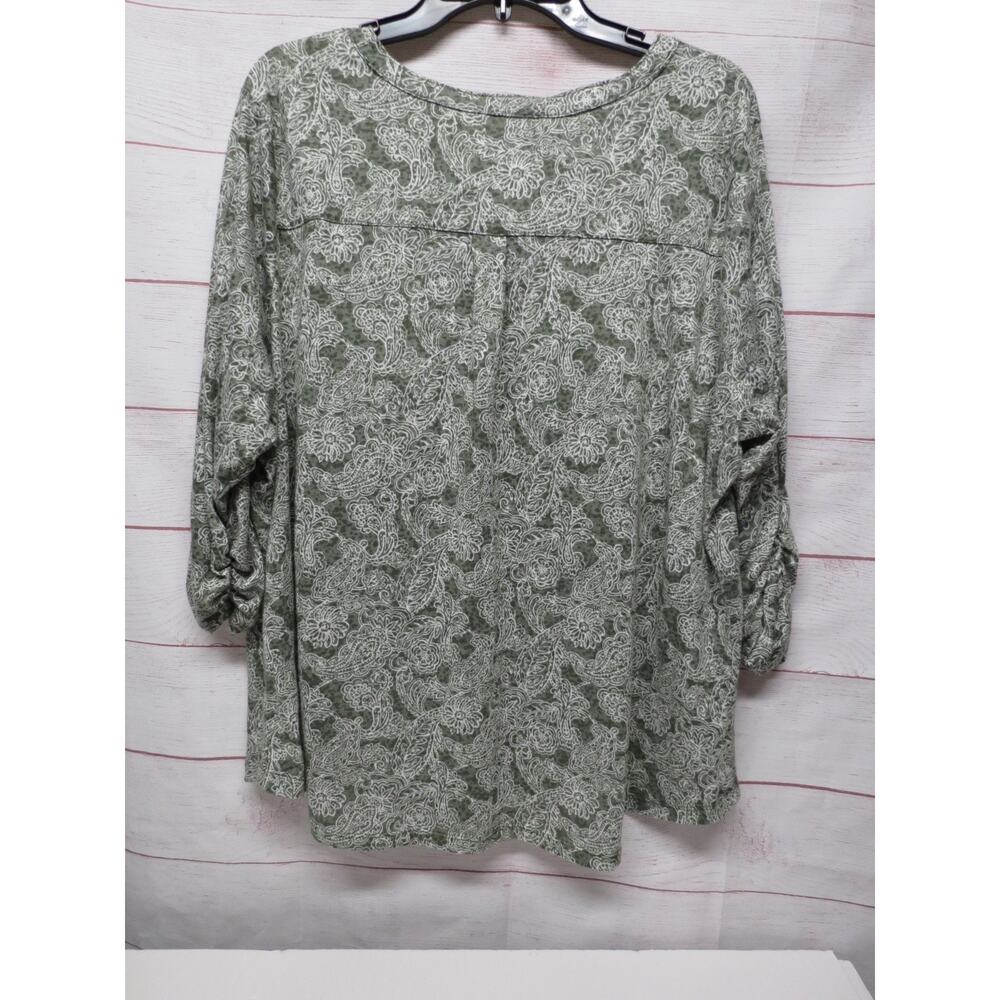 Lot of 6 Plus Size 2X Tops Blouses Jacket d&co Worthington Onque - Picture 16 of 16